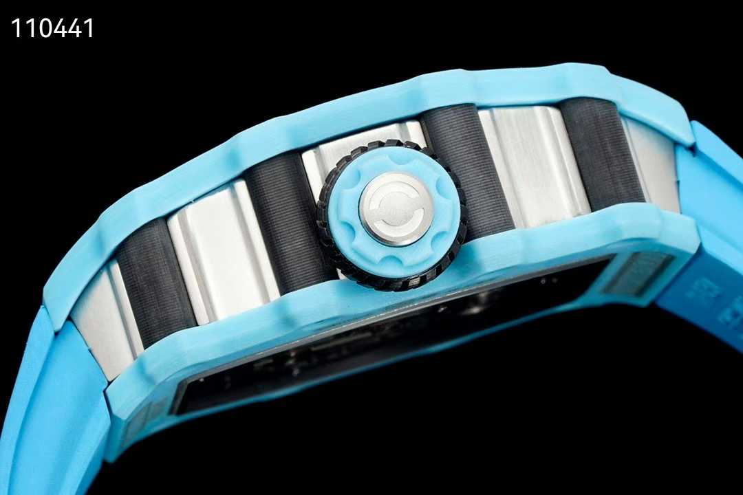 리차드밀 RM21-02 투르비용 에어로다인 뉴버젼 블루 블루 시계 워치